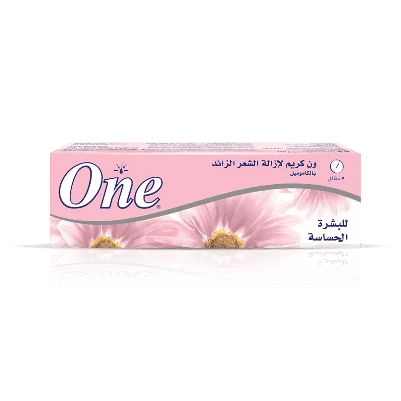 ون – كريم إزالة الشعر الزائد بالكاموميل للبشرة الحساسة – 125 جم