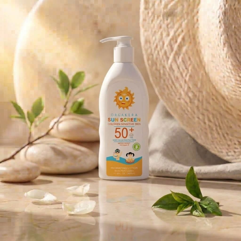 اورجاكير صن سكرين اطفال للبشرة الحساسة بعامل حماية (SPF50) – 200 مل